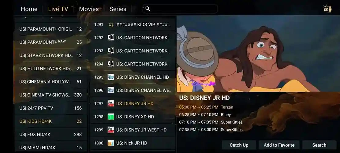 Preview 2 - Tenetstreams IPTV Premium IPTV Subscription